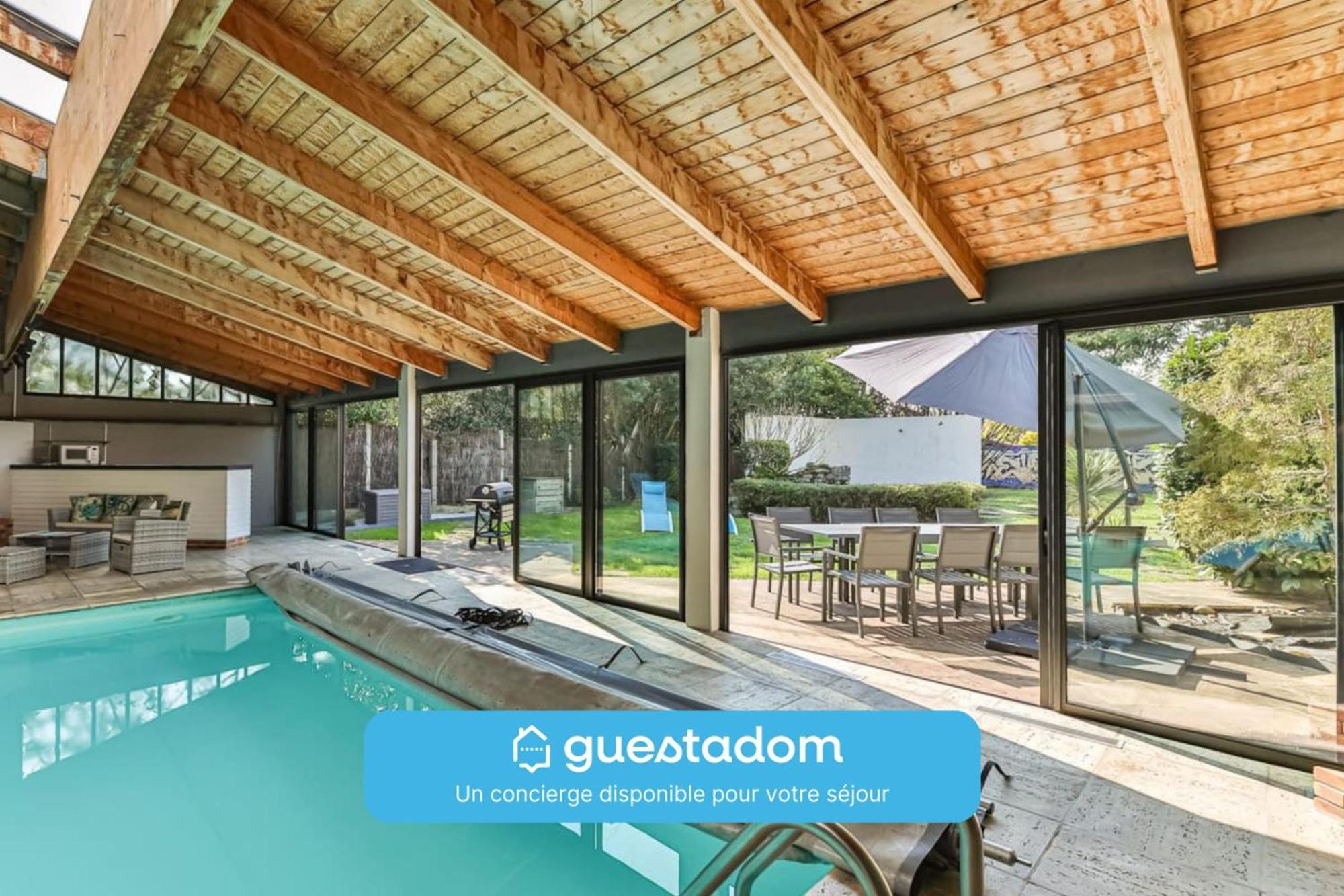 L'Atypique - Piscine Interieure - Wifi Villa Challans Luaran gambar